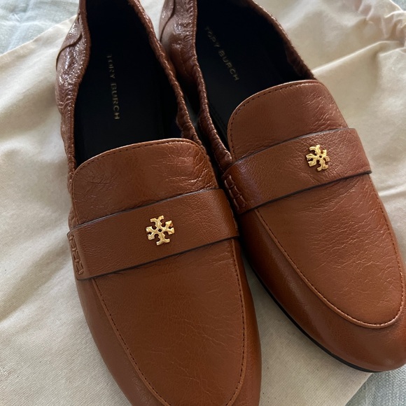 Tory Burch Ballet Loafers 8.5 Bourbon - Picture 2 of 6